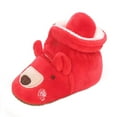 thumbnail image 2 of Herrnalise Christmas First Walker Baby Boys Girls Shoes Infant Toddler Winter Warm Footwear BootsNewborn Xmas Prewalker Boots, 2 of 6