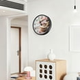 thumbnail image 6 of Voice Activated Clock with Glow Light 12 Inch Large Silent Wall Clock Battery Operated for Home Decor Cupcake, 6 of 8
