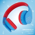 thumbnail image 4 of PowerLocus Auriculares Bluetooth para Niños, Auriculares Inalámbricos Plegables Sobre Oreja, Auriculares con Micrófono, Límite de Volumen de 85DB, Auriculares Inalámbricos y con Cable con Micro SD, FM, 4 of 5