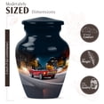 thumbnail image 2 of JAGASY Red Car Urn for Ashes Adult Male, Dark Blue Small Urns for Human Ashes Keepsake, Night City Street Decorative Urns for Parents, Miniature Funeral Urn for Mom & Dad, (3 Inch), 2 of 7