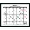 Mezzanotte White Dry-Erase Calendar Message Board 30 x 24-inch