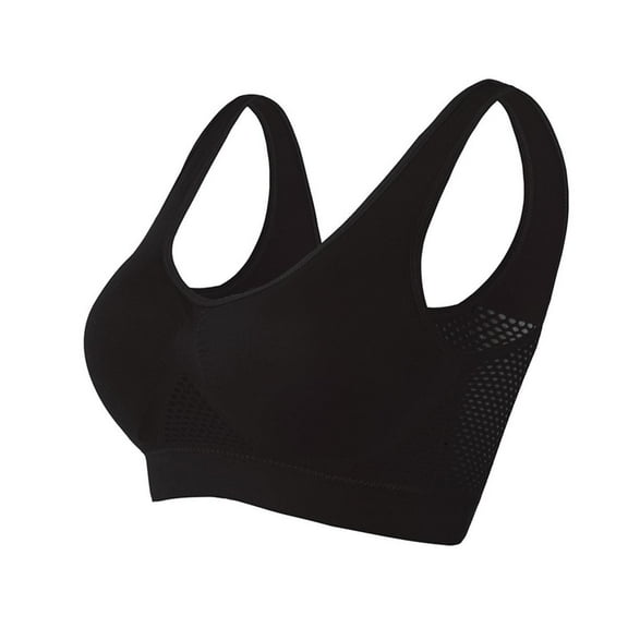 Women Bras Wireless,Women Seamless Sports Bra Wirefree Yoga Bra with Removable Pads
