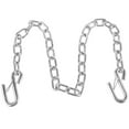 thumbnail image 1 of LOLIPPYY Durable Silver Boat Trailer Safety Chain with Hooks for Reliable and Stable Towing, 1 of 8