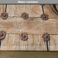thumbnail image 6 of Ambesonne Medieval Place Mats Set of 4, Rusty Spanish Entrance, Standard Size, Pale Brown, 6 of 6