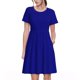 thumbnail image 1 of Disketp Navy para Vestido de Manga Corta para Mujeres, Vestidos de Verano para Mujeres, Casual y Holgado para la Playa, 1 of 6