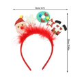 thumbnail image 3 of Diadema navideña Diadema para fiesta navideña Diadema bonita Diadema decorativa para niños, 3 of 3