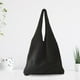 thumbnail image 5 of Bolso de mano tejido Hobo Negro jinwen para mujer de gran capacidad bandolera de playa, 5 of 8