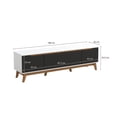 thumbnail image 3 of Mueble TV 75" Kappesberg 180cm con 3 Puertas Blanco/Negro, 3 of 10