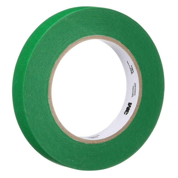 Cinta adhesiva 3M resistente a los rayos UV, verde, 18 mm x 55 m, para interiores y exteriores