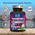 thumbnail image 5 of Magnesium Glycinate 250mg - 100% Chelated Magnesium for Max Absorption - Sleep Support, Muscle, Nerves, Bone & Heart Health Support, Best Mag Supplement, Vegan Non-GMO, 3rd Party Tested - 180 Tablets, 5 of 10