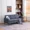 Dark Gray, variant on 71.3" Modular Sofa, Modern Linen Sofa Couch with Solid Wood Legs, Three Seat Without Chaise Concubine, 3-Seater Sofa with Side Pocket, Solid Wood Frame, for Home Living Room Bedroom, Dark Gray