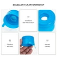 thumbnail image 2 of 10 Pcs Water Bottles Plastic 5 Gallon Jug Sports Handle Sealing Cap, 2 of 6