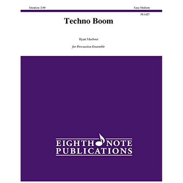 Techno Boom: For 5 Players, Score and Parts (Eighth Note Publications)