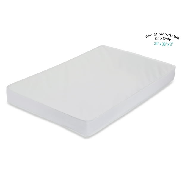La Baby 3 Waterproof Mini Portable Crib Mattress Pad Non Full
