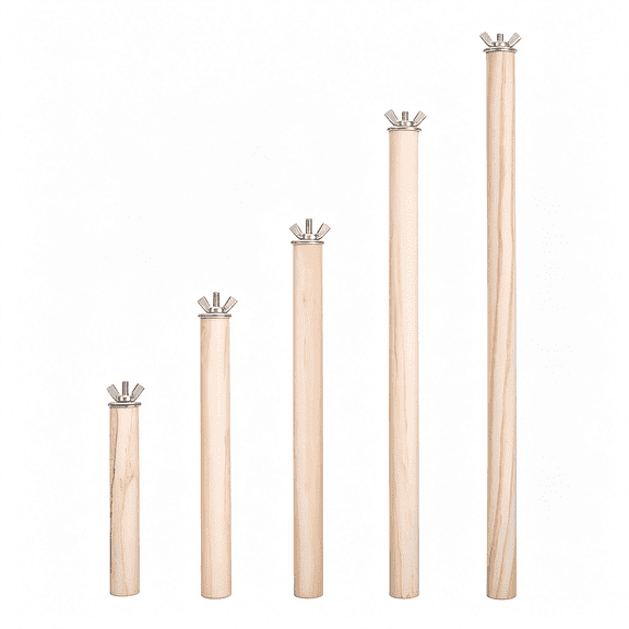 CYFW Bird Perch,5 Pcs Wood Bird Perches for Cage Stand Parakeet Perches Birds Cage Accessories Parrot Climbing Sticks Climbing Branch Rod for Budgies Cockatiels Parakeet Canaries