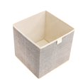 thumbnail image 1 of Nvzi Cubos de almacenamiento plegables de tela, cestas organizadoras para guardería, sala de juegos, niños y sala de estar, 30 x 30 x 30 cm (beige), 1 of 4