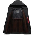 thumbnail image 3 of Men's Winter Fleece Warm Casual Cotton Jacket, 3 of 4