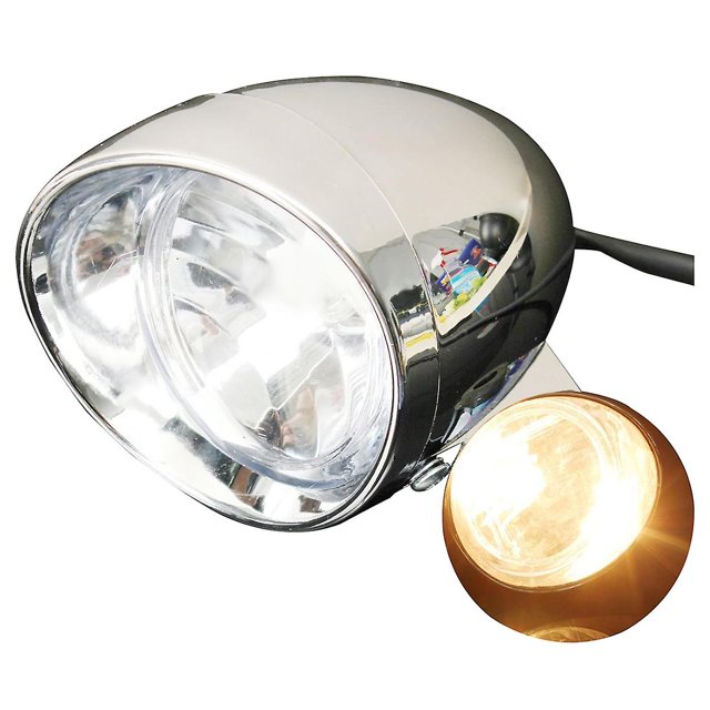bombillas para faros delanteros de motocicleta, cromadas, antiniebla, color plateado