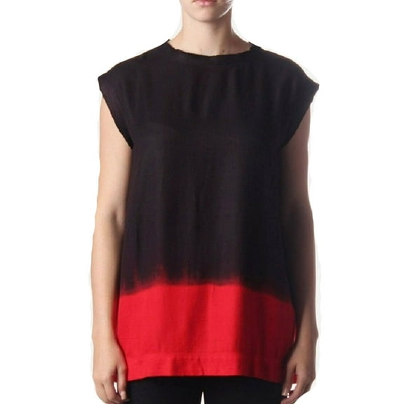 Diesel T-Lydy-B Womens Tank Top Black/Red Black XS