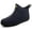 Dark Blue, variant on Mens Short Ankle Wellington Boots Waterproof Chelsea PVC Rubber Rain Boots, Black 39