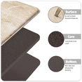 thumbnail image 6 of PABUBE Anti Fatigue Kitchen Mat 24"x87", Waterproof Standing Mat, Non-Slip Comfort Cushion Kitchen Runner Rug, Easy Clean Floor Mat for Kitchen, Office, Sink, Laundry, Beige, 6 of 9