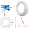 thumbnail image 4 of Conectores de codo de polioximetileno para filtros de agua, accesorios de tubo de conexión rápida para sistemas de agua RO, junta tórica doble NBR para sellado resistente al aceite, conexiones a, 4 of 5