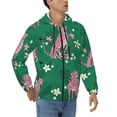 thumbnail image 4 of Zip Up Hoodies for Men - pink leopard Long Sleeve Comfrt Men'S Fashion Hoodies & Sweatshirts, Jackets for Men Hoodies Pullover Clothing Clothes with Pouch, 4 of 5