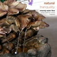 thumbnail image 6 of Alpine Corporation 10" Cascading Leaf Tabletop Indoor / Outdoor Fountain with LED Lights, 6 of 10