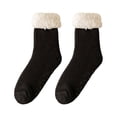thumbnail image 1 of Slipper Socks with Grips Non Slip Soft Cozy Fuzzy Fleece Lined Socks for Cold Winter, 1 of 6