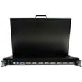 thumbnail image 2 of StarTech.com 1U 19" Folding rackmount LCD Rack Console with 8 Port KVM, KVM console, 8 ports, rack-mountable, 2 of 3