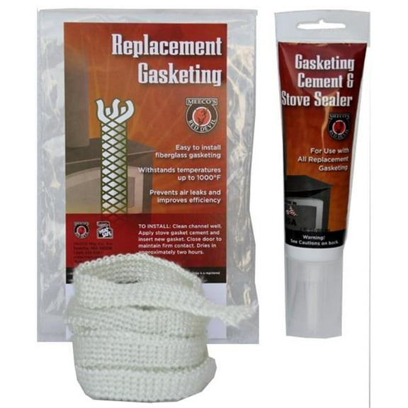 Meeco Manufacturing 3053K Gasket Tape Kit 0.625 in. x 6 ft. with Cement