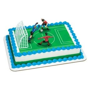 Soccer Field Edible Cake Topper Image Walmart Com