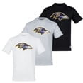 thumbnail image 1 of NFL Paquete de 3 Playeras Baltimore Ravens para Hombre, Talla Grande, 1 of 4