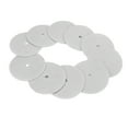 thumbnail image 2 of Juego de 10 fieltros grises para platillos de tambor, ajuste rápido, repuesto de accesorios de 10 cm de diámetro., 2 of 14