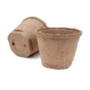 Jiffy Organic Seed Starting Biodegradable Peat Pots - Breathable - 100 Pack, 5 in Diameter