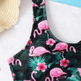 thumbnail image 5 of WOLLED Teen Kids Girls Swimsuit Toddler Quick Dry Bathing Suit Ruffle Swimwear Two-Piece Sport Bikini Set 6-12Y, 5 of 10