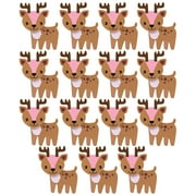Hello Hobby Wood Deer Shapes, 15 Pre-Painted Wooden Deer, 4 in. x 4 in. Each