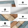 thumbnail image 5 of Farmhouse Blue Brown Outdoor Rug 5x8 Ft, Non Slip Washable Area Rug, Vintage Wooden Striped Patio Rugs Carpet Runner, Large Floor Mat for Indoor/Outdoor Deck Porch Camping, 5 of 8