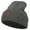 Black Marled, variant on Mini Broken Heart Embroidered Long Beanie - Dark Green OSFM