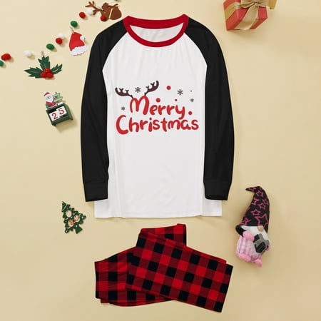 

Christmas Women Matching Set Christmas Cute Letter Print Pajamas For Family