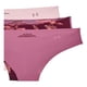thumbnail image 2 of Tanga Under Armour Thong 3 Pack Print Rosa Ropa Interior rosa L, 2 of 4