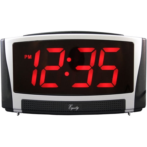 Equity LED Jumbo Display Alarm Table Clock