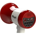 thumbnail image 2 of Jinsinto Loudspeaker Megaphone - Powerful and Lightweight - Siren, MP3 Player and Recorder - Rechargeable Battery and USB Charging Cable Included - Ideal for Groups, Parties and Profess, 2 of 5