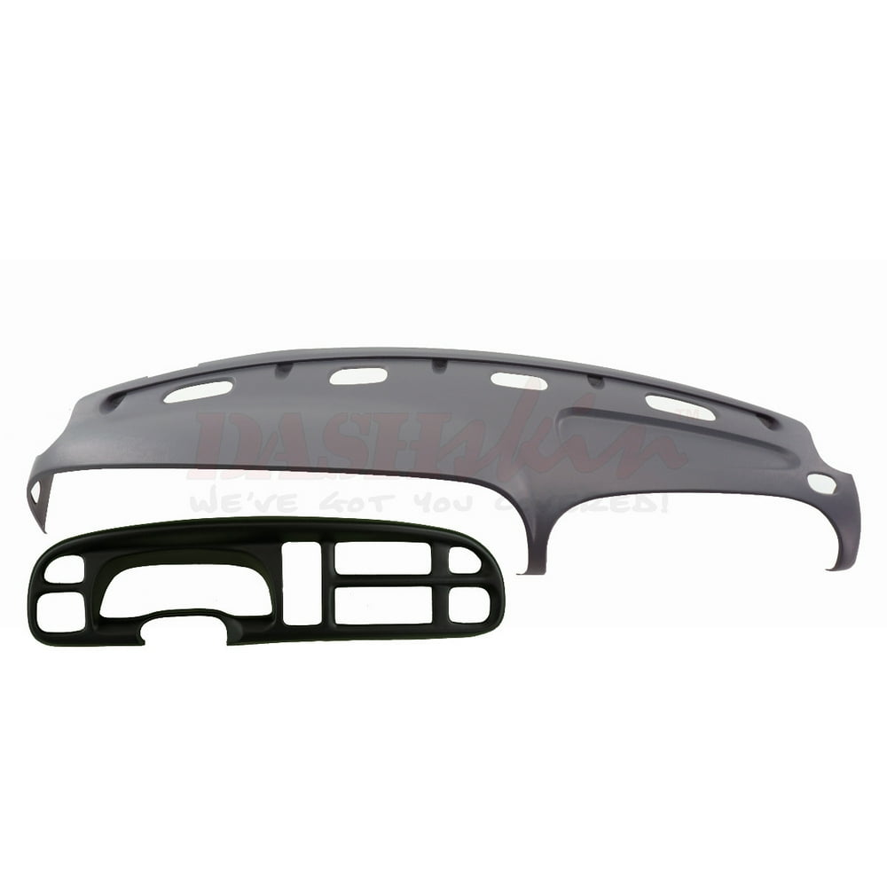 DashSkin Molded Dash & Bezel Cover Kit Compatible with 9901 Dodge Ram in Mist Grey Walmart