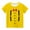 Yellow, variant on Utoimkio Kids Boys Girls Casual Tees Short Sleeve Crewneck T Shirts Summer Casual Tops for Boys Girls 3-14 Years