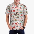 thumbnail image 1 of Fotbe Groovy Retro Santa Camiseta Polo de Golf para Hombre con Estampado – Camisa Deportiva Transpirable con Cuello Abotonado-Large, 1 of 6