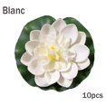 thumbnail image 1 of Flores artificiales flotantes Deco realista, 10 Uds., 10cm, flor de loto para jardín, estanque, piscina, acuario, terraza, boda, 1 of 4