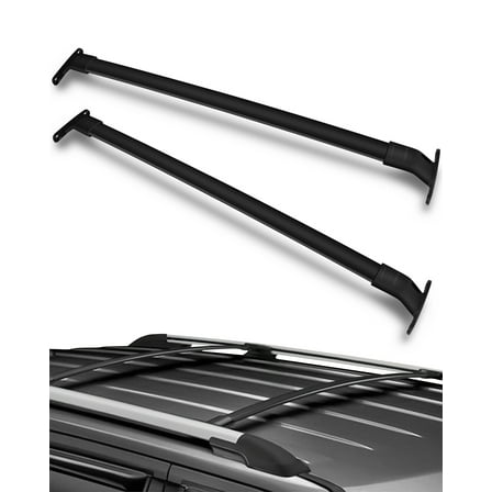 CCIYU Cargo Racks for Ford Expedition 2018-2019 Rooftop Luggage Canoe Kayak Carrier Rack Black Roof Rack Cross Bar - Fits Side Rails Models ONLY