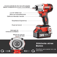 thumbnail image 2 of Llave De Impacto Inalámbrico De 20v Teeno 3ah Negro/Rojo, 2 of 3