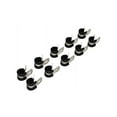 thumbnail image 6 of A-Team Performance 3/8 Line Clamp Stainless Steel Removable Neoprene Cushion — Brake Fuel Oil Lines Ignition Wires Battery Cables Protection — 10 Pack, 6 of 7